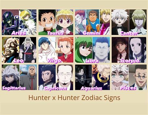 Hunter x Hunter Zodiac Signs | Hunter x Hunter Amino