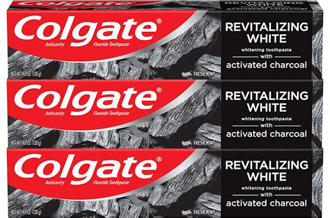 Colgate + Activated Charcoal Teeth Whitening Toothpaste with Fluoride