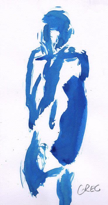 Woman blue Silhouette drawing free image download