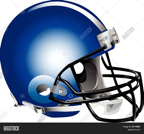 Blue Football Helmet Stock Vector & Stock Photos | Bigstock