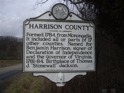 Harrison County / Lewis County - West Virginia Historical Markers ... West Virginia History ...