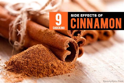 9 Side Effects of Too Much Cinnamon | Cinnamon side effects, Cinnamon, Cassia cinnamon