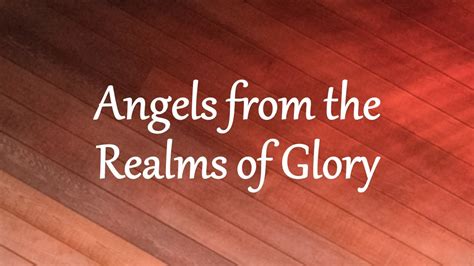 Angels from the Realms of Glory Chords - Chordify