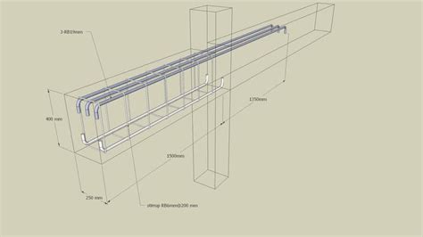 Cantilever Beam Rebar Arrangement | Rebar, Beams, Rebar detailing