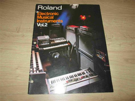 MATRIXSYNTH: Roland Electronic Instruments Vol.2 Catalog Brochure From 1977