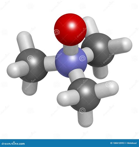 Trimethylamine N-oxide Or TMAO Molecule. Skeletal Formula Vector Illustration | CartoonDealer ...