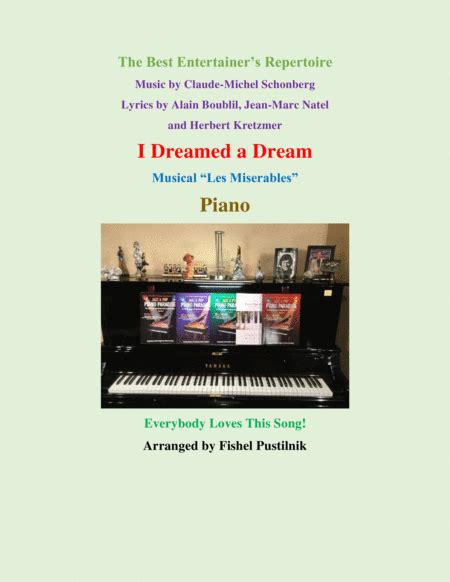 I Dreamed A Dream For Piano Free Music Sheet - musicsheets.org