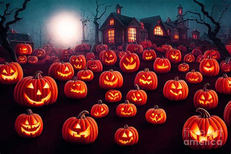 Halloween Town Digital Art by Billy Bateman | Pixels