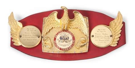 EVANDER HOLYFIELD 1987 IBF CRUISERWEIGHT CHAMPIONSHIP BELT - Current ...