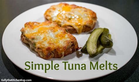 Simple Tuna Melt Sandwich for a Fast Dinner - Kelly the Kitchen Kop