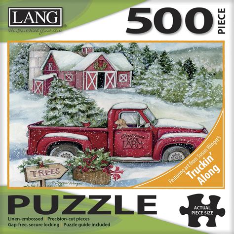 Jigsaw Puzzle 500 Pieces 24"X18"-Santa's Truck - Walmart.com - Walmart.com