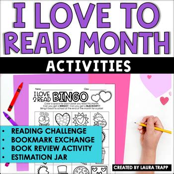 I Love to Read Month Activities - February Library Lessons - Reading ...