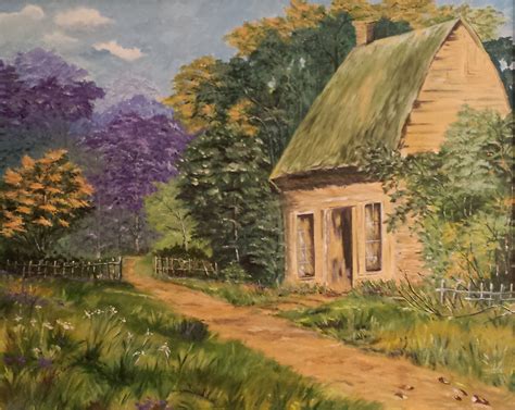 French Farm House | Art by Rosellyn