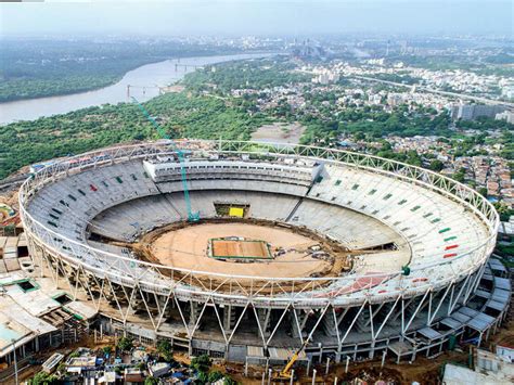 Motera Stadium is named after Prime Minister Narendra Modi, which has a seating capacity of 1.10 ...