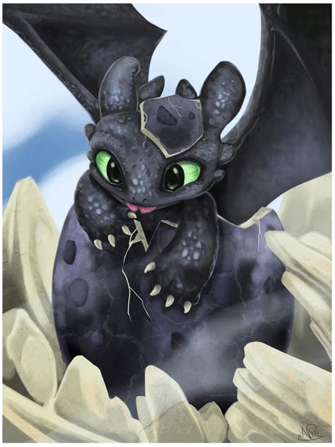 Baby Toothless by xXNikleXx on DeviantArt