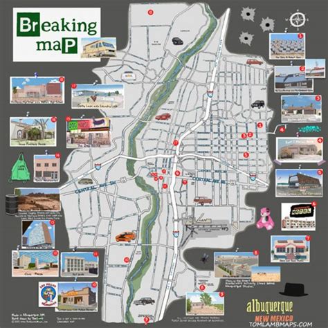 breaking bad locations map – breaking bad albuquerque tour map – Crpodt