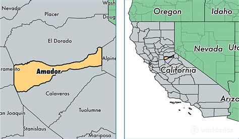 Amador County, California / Map of Amador County, CA / Where is Amador County?