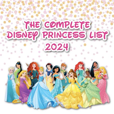 Images Of Disney Princesses With Names - Infoupdate.org