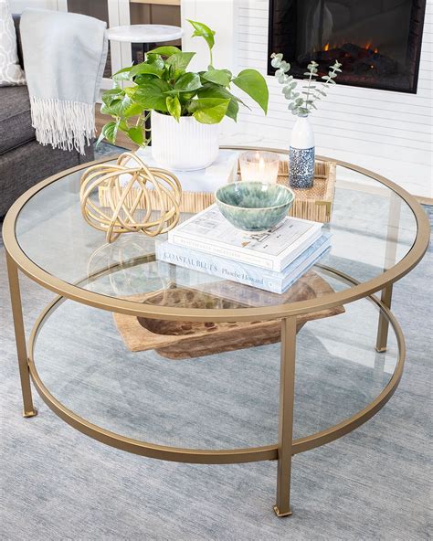Styling a small round coffee table – Artofit