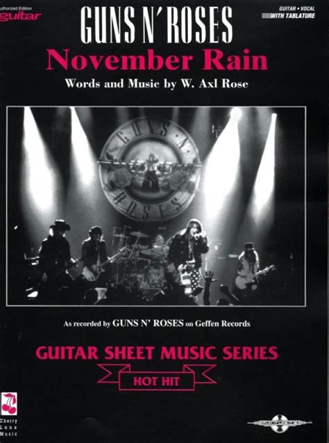 November Rain from Guns N' Roses | buy now in the Stretta sheet music shop