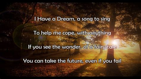 I have a dream + Lyrics [Cover by Davin VK] - YouTube