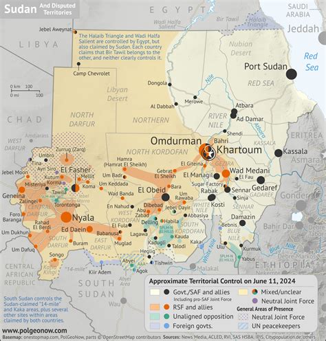 Sudan Control Map & Timeline: Former Rebels Join Fight - June 2023 ...