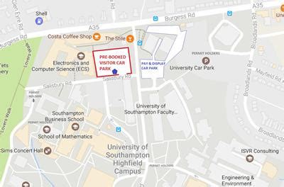 Southampton University Highfield Campus Map