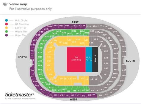 Here's the London Twickenham Stadium seating plan ahead of Metallica's ...