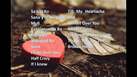 Heartbreak Playlist - YouTube