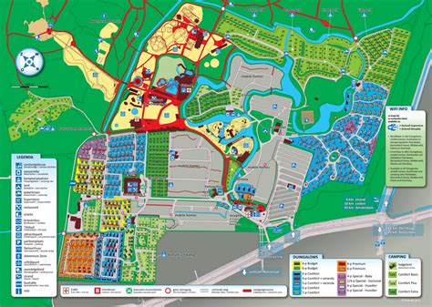 Vakantie- en attractiepark Duinrell - Map & ground plan - the best offers!