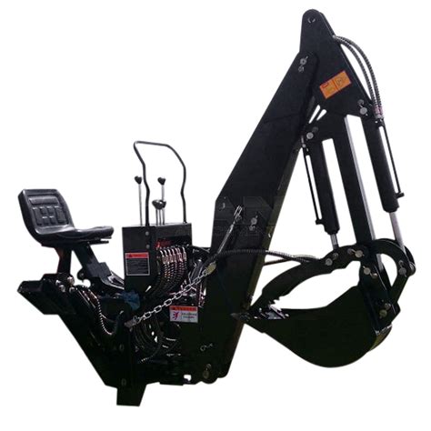 Titan Attachments 6' ft 3 Point Backhoe with Thumb Excavator Tractor Attachment Kubota Deere ...