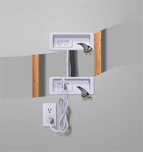 Wall-mounting your TV? Here's how to get rid of messy wires - HomeTechTell | Mounted tv decor ...