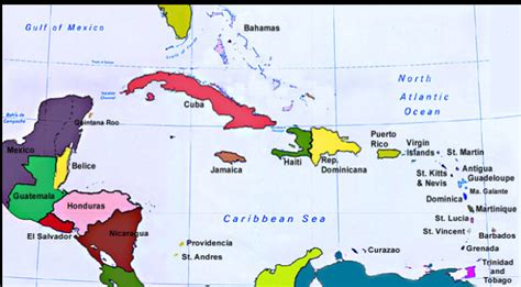 Ver Mapa Del Caribe