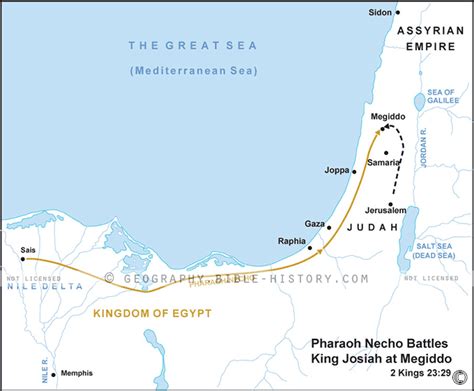 Pharaoh Necho Battles King Josiah at Megiddo - Bible History