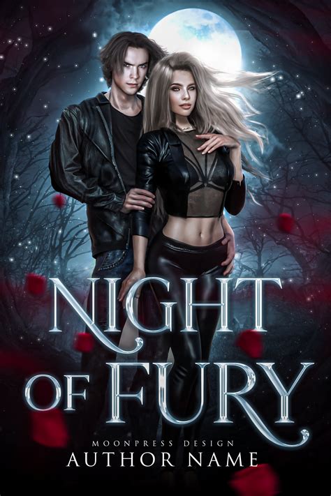 Fantasy Book Cover - Night of Fury — Moonpress Book Cover Design