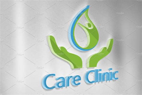 Care Clinic- Logo Design | Branding & Logo Templates ~ Creative Market