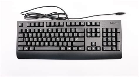 Lenovo Part 00XH688 FRU USB Traditional Keyboard Black Euro English ...