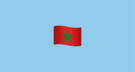 🇲🇦 Bandera: Marruecos Emoji on WhatsApp 2.17