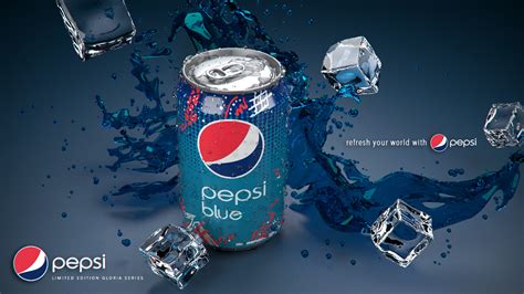 3D Pepsi Blue Can - Advertising Imagery on Behance