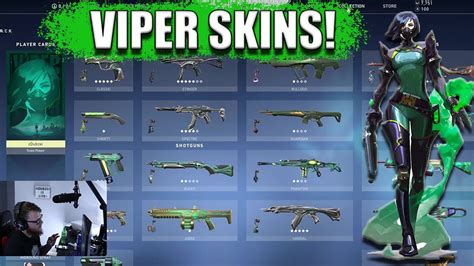 BEST VALORANT SKINS FOR VIPER - THE VIPER MAIN SKIN COLLECTION! - YouTube