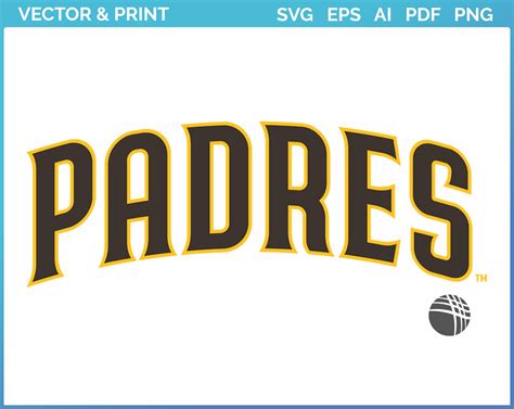 San Diego Padres - Wordmark Logo (2020) - Baseball Sports Vector SVG ...