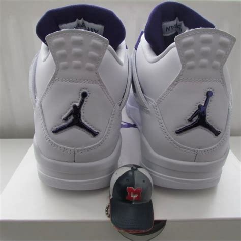 Jordan 4 metallic purple - Depop