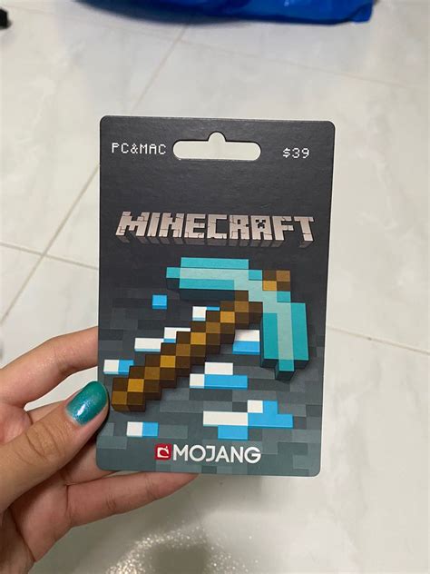 NEW minecraft gift card worth $39, Video Gaming, Gaming Accessories, Game Gift Cards & Accounts ...