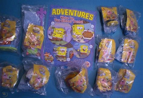 Burger King 2004 Spongebob Squarepants Movie - Almost-complete lot of 11 MIP | #1761843073