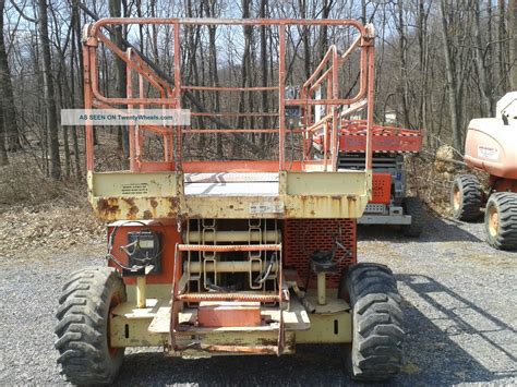 Jlg 25rts Rough Terrain Scissor Lift Aerial Work Platform Genie Skyjack