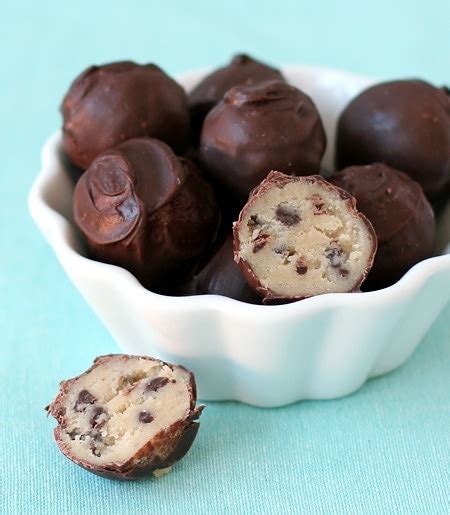 No Bake Chocolate Chip Cookie Balls Recipe • The Simple Parent