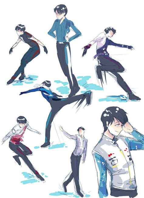 Yuzuru Hanyu Poses Anime, Poses Manga, Drawing Reference Poses, Drawing ...