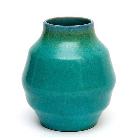 Sold Price: A green glazed ceramic vase, produced by the Vier - June 1, 0115 2:00 PM CEST ...