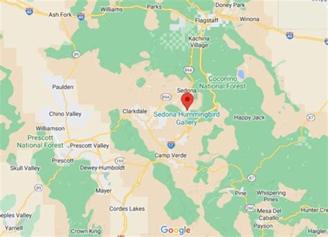 Village of Oak Creek, Arizona area map & More