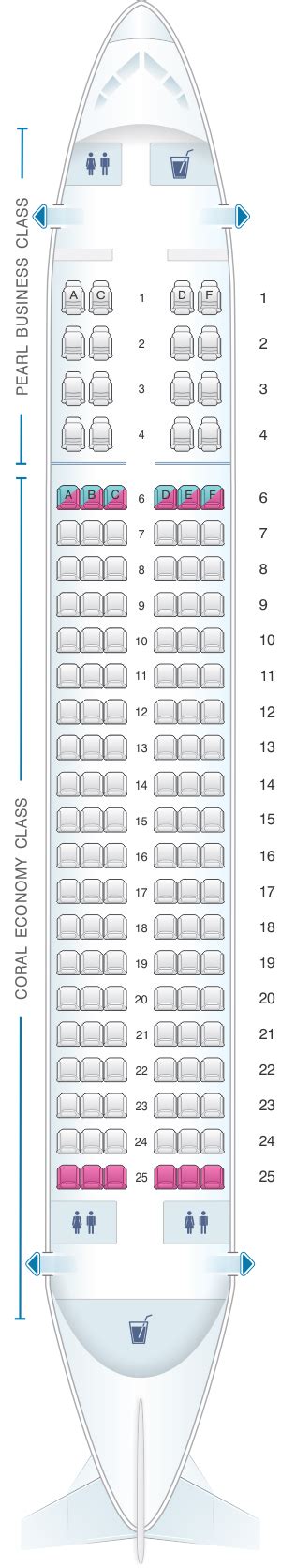 Seat Map Etihad Airways Airbus A320 200 | SeatMaestro.com